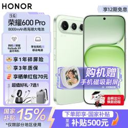 荣耀 600 Pro 手机 12GB+256GB 青苹果