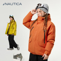 NAUTICA 儿童羽绒服 桔色 150cm