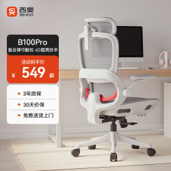 西昊 久坐舒适 人体工学椅  B100Pro 无脚踏