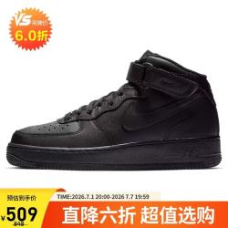 NIKE CW2289-001 Air Force 1 黑色 42码 休闲运动鞋