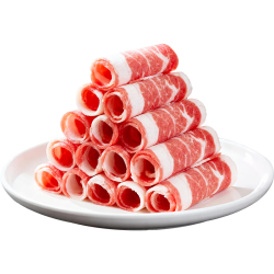 呷哺呷哺 内蒙古羔羊原切羊肉卷 1kg 生鲜食材