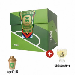 连咖啡 85%经典意式咖啡101颗+玻璃杯