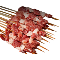 天闲牧场 手工原味羊肉串 2斤 烧烤食材