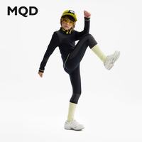 马骑顿MQD 无缝导湿 黑色 130cm 儿童内衣套装