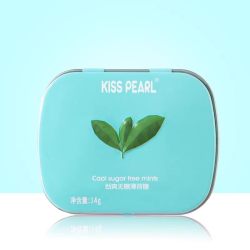 kisspearl 无糖薄荷糖 14g 柠檬味