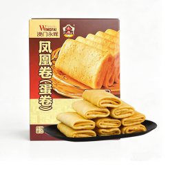 永辉 原味鸡蛋卷200g传统老式鸡蛋卷零食糕点点心肉松紫菜凤凰蛋卷