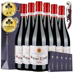 SAINT FETU 法国原瓶进口 干红葡萄酒 750ml*6瓶 整箱装