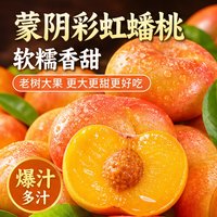亲佳美 正宗山东蒙阴彩虹油蟠桃 4.5斤