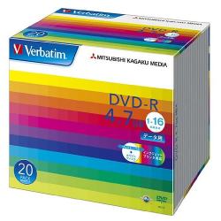 Verbatim 一次性刻录光盘DVD-R 4.7GB/1-16倍速 2