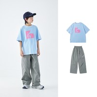 蓝汽水 男童印花短袖T恤 UPF50+防晒凉感 2026夏