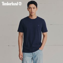Timberland 男装短袖T恤透气修身|A2EKJ