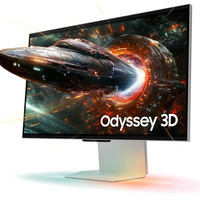 三星 Odyssey 3D G90XF 27 英寸 IPS UHD 4K 165Hz 灰色显示器