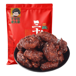 十字街老太婆 风干烤脖 香辣味 250g 休闲卤味