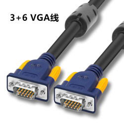 vga线电脑显示器连接线笔记本投影仪大屏监控视频高清线10米15米5