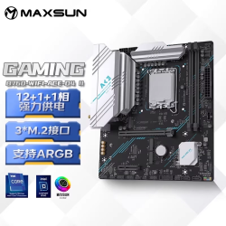 华硕 英特尔i5 14600KF 14600K 搭 华硕/铭瑄 B760M主板套装 原盒/散片