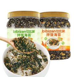 比比赞 拌饭海苔罐装250g+罐装250g