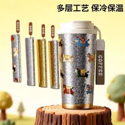 大卡 bigcar纯钛保温杯咖啡杯女生水杯2026新款马年生日礼物钛杯