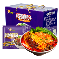 好欢螺 礼盒装！好欢螺螺蛳粉原味300gx10袋