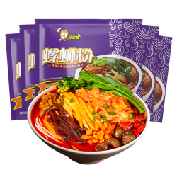 好欢螺 补贴价45.9！好欢螺螺蛳粉300g*5袋