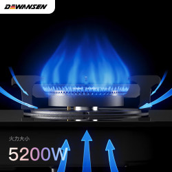 德万森 JZT-DG2 5.2KW大火力 天然气 嵌入式燃气灶