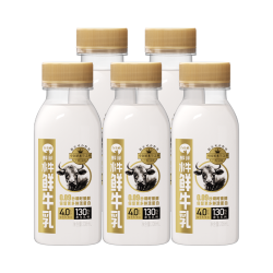 百菲酪 低温鲜牛奶 208ml*5瓶