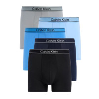 限新用户：卡尔文·克莱恩 男士平角内裤 5件装 二色可选