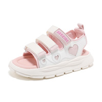ABCKIDS ABC KIDS童鞋时尚儿童耐磨凉鞋 粉白 26 码 两色任选
