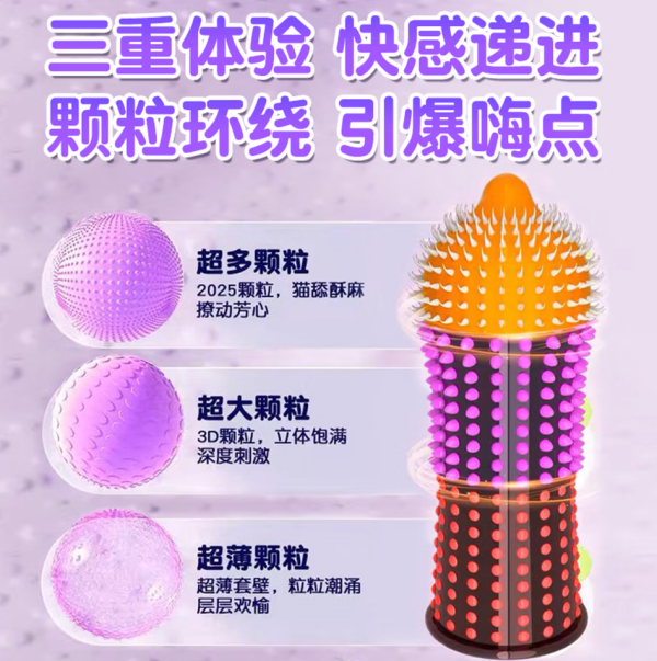 杰士邦 颗粒超薄 安全套组合24只