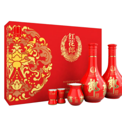 郎酒 红花郎10 53%vol 酱香型白酒 500ml*2瓶