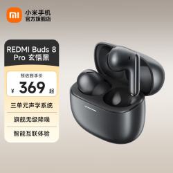 小米 REDMI Buds 8 Pro 主动降噪真无线蓝牙耳机 玄悟黑