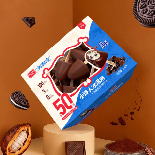 美登高 小矮人牛乳奥利饼干味巧克力脆皮冰淇淋 348g/盒