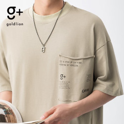 金利来 g+320G重磅洗水做旧情侣同款短袖