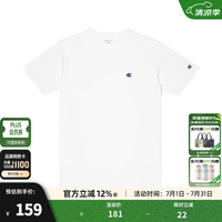 Champion 【出彩日常】男女款短袖T恤 美式复古运动圆领纯棉多巴胺穿搭
