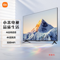 小米 电视EA55 55英寸 金属全面屏 远场语音 逐台校准4K超高清智能教育电视机
