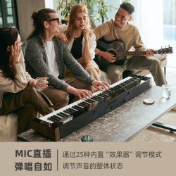 CASIO 时尚便携考级演奏88键智能混合重锤击弦键盘 PX-S6000+三踏