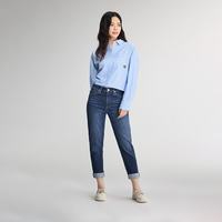 Lee 26早秋新品五袋款411舒适锥形牛仔裤