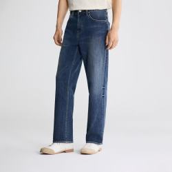 Lee 26早秋新品五袋款762宽松直筒牛仔裤
