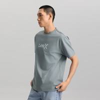 Lee 26春夏新品舒适版圆领Logo印花图案男短袖T恤
