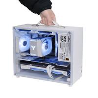 京特尔A600ITX/matx机箱ATX电源便携手提迷你台式电脑主机风扇