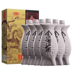金沙 回沙鱼儿酒 酱香型白酒 53度 500mL 6瓶 整箱装