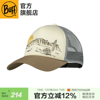 BUFF 夏季户外防晒遮阳帽男女棒球帽防紫外线平沿帽骑行跑步运动登山 时尚卡车帽 133556.555.