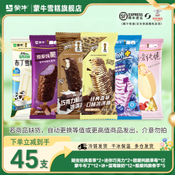 蒙牛 随变雪糕冰淇淋混合共45支