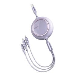倍思 Lightning/Micro-B/Type-C 3.5A 数据线 TPE 1.2m 粉色