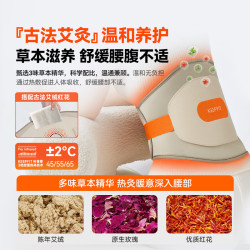 keepfit 腰部按摩器 发热护腰带热敷保暖腰间盘治腰按摩腰带+陈艾红花