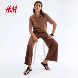 H&M 女装阔腿裤 1301011