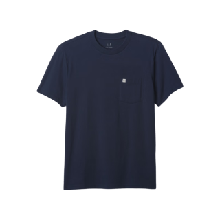 Gap 857901 棉质Logo口袋 白色 M码 男士短袖T恤
