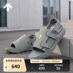 迪桑特 DELTA系列男女款轻质可拆卸后跟凉鞋溯溪鞋 D6231RSD42-男子-PL-灰色 42