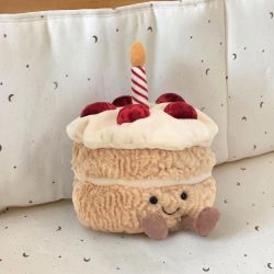邦尼兔 生日蛋糕毛绒玩具趣味生日蛋糕 (均码 16cm)