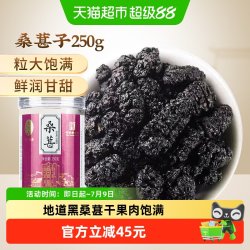 雷允上 黑桑葚子 干果 250g