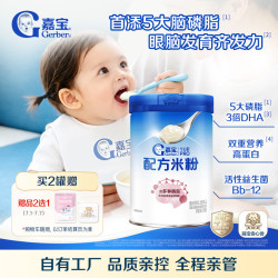 嘉宝 多种磷脂+DHA配方米粉250g